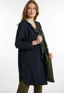 Ulla Popken Krótki Płaszcz - Tiefdunkelblau -Ulla Popken 26fe838985a34d12b718207d5eddf75e