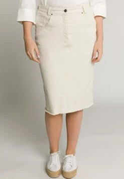 Ulla Popken Spódnica Ołówkowa - Natur