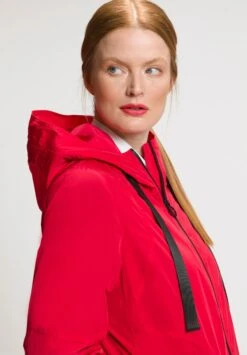 Ulla Popken IRIDESCENT HOODED - Parka - Lychee -Ulla Popken 27b63a9643f34fcfaae7b72177290e5b