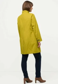 Ulla Popken Krótki Płaszcz - Pistache -Ulla Popken 27c39846aecf42b88080a350c488eb3b