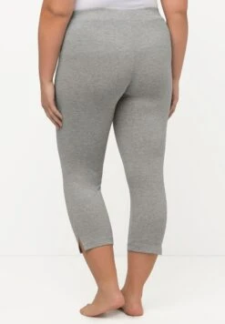 Ulla Popken GROSSE GRÖSSEN BIS 76 CAPRI KLASSISCHE 7/8 - Legginsy - Grau Melange -Ulla Popken 28213f7338254f13b125d53deec79032
