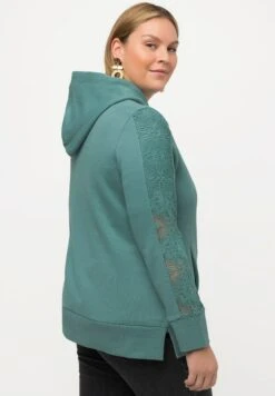 Ulla Popken KAPUZE - Bluza Rozpinana - Eisgrün -Ulla Popken 29bae4c992f84dfda5fc3171c0823430