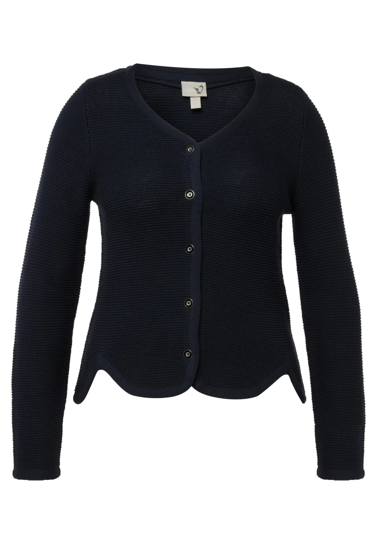 Ulla Popken SCALLOPED DIRNDL - Kardigan - Navy Blue 7 Ulla Popken SCALLOPED DIRNDL - Kardigan - Navy Blue - obrazek 5