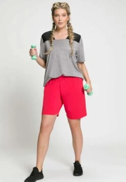 Ulla Popken Szorty - Feuer Rot -Ulla Popken 29f124dffd2e4a0b9414c60eda0ffd78