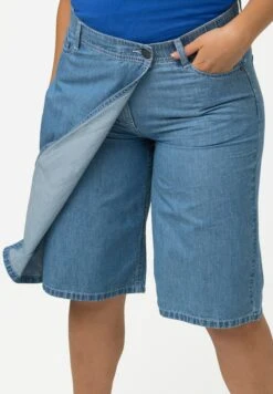 Ulla Popken Szorty Jeansowe - Bleu Jean -Ulla Popken 2a7a7dbac10246e19811fbf76ff4dd2b