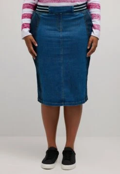 Ulla Popken Spódnica Jeansowa - Bleu Denim