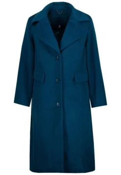 Ulla Popken Klasyczny Płaszcz - Indigo Denim -Ulla Popken 2cdb22f39d1043eba440e93446fb58a7