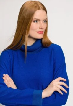 Ulla Popken LANGARM - Bluza - Royalblau -Ulla Popken 2d16686516db4d6093238846772fe9b9