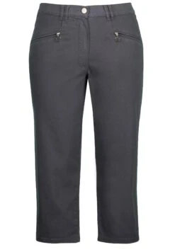 Ulla Popken Spodnie Materiałowe - Dunkelgrau