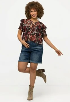 Ulla Popken Szorty Jeansowe - Jean Bleu Foncé -Ulla Popken 2ea8b13f70b9485d9df4b27523395286