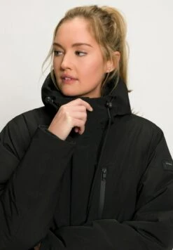 Ulla Popken Kurtka Przeciwdeszczowa - Schwarz -Ulla Popken 2f9cdf5b881342d5a2c739bc8cbe3c7a