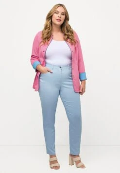 Ulla Popken Spodnie Materiałowe - Bleu Clair -Ulla Popken 30790d89187e4a7299b79f42df0a1ab1