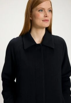 Ulla Popken Klasyczny Płaszcz - Marine -Ulla Popken 326043386d92487792ffae6e7527c7bc