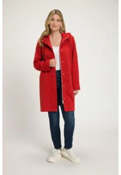 Ulla Popken Krótki Płaszcz - Rouge Carmin -Ulla Popken 3262aa94e4134cfa9b05b6816408018a