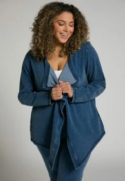 Ulla Popken Kurtka Wiosenna - Blue Denim