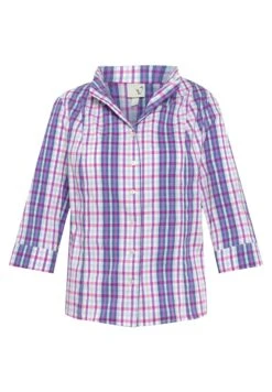 Ulla Popken KARO KELCHKRAGEN 3/4 ARM - Koszula - Dunkles Flieder 11 Ulla Popken KARO KELCHKRAGEN 3/4 ARM - Koszula - Dunkles Flieder -Ulla Popken 3344780470b34473b1b5b428ccd47702