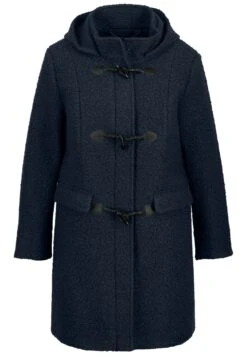Ulla Popken Krótki Płaszcz - Night Blue -Ulla Popken 33ebc038701447c38500a17874985542