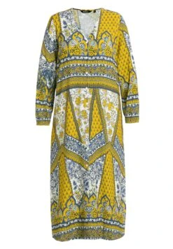 Ulla Popken Długa Sukienka - Yellow -Ulla Popken 344b71ae57ce45be8dc5cd24a4b093d1