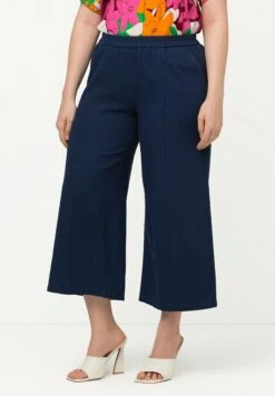 Ulla Popken Spodnie Materiałowe - Stahlblau