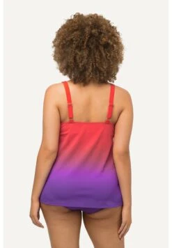 Ulla Popken FARBVERLAUF VOLANTS SOFTCUPS V-AUSSCHNITT SET - Bikini - Purple -Ulla Popken 349e86a0a5504e62988250bd8d008f2c