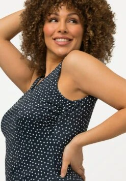 Ulla Popken DOUBLURE TRÈS SOUPLE FRONCES SUR LES CÔTÉS - Kostium Kąpielowy - Marine -Ulla Popken 357191aa67c4491194c0f863bbae2fcc