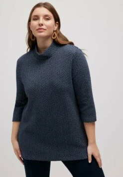 Ulla Popken Bluza - Bleu Marine -Ulla Popken 378943eb9dca4abda54b1464ffca60f5