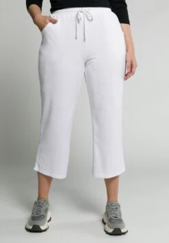 Ulla Popken Spodnie Materiałowe - Schneeweiß