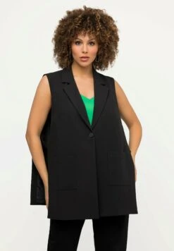 Ulla Popken Kamizelka - Zwart -Ulla Popken 38302eb343f64c70b9443d5eed48820e