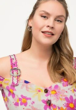 Ulla Popken Długa Sukienka - Rose Vif Clair -Ulla Popken 38dab1c3c9334d61b40f8a916bee0d6d