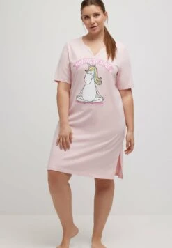 Ulla Popken Koszula Nocna - Blossom Pink -Ulla Popken 38f1a6098aa842d8a90fa0cb7fc0fa9c