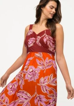 Ulla Popken Sukienka Z Dżerseju - Bright Orange -Ulla Popken 3a3b49d37c2942919e7e49feb596ac16