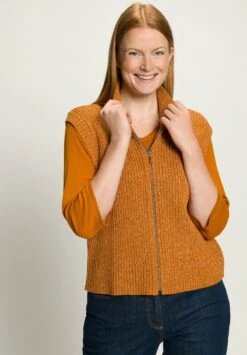 Ulla Popken Kardigan - Goldbraun