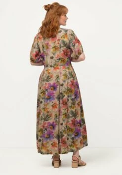 Ulla Popken HALBARM - Długa Sukienka - Abricot Pastel -Ulla Popken 3c95c906274143ff9df022cb66e3d1b3