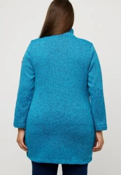 Ulla Popken Krótki Płaszcz - Ozeanblau -Ulla Popken 3dc6fa8f539542cfb0e4b85d6e7f7d4d