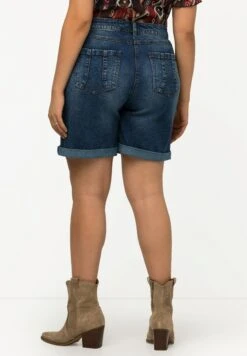 Ulla Popken Szorty Jeansowe - Jean Bleu Foncé -Ulla Popken 3dc7c6dbb6f448f185f31b0ce0a46a9b