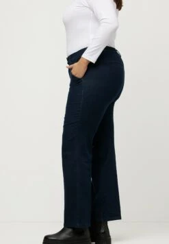 Ulla Popken Jeansy Dzwony - Blue Denim -Ulla Popken 3ee96182d5644cef878faf80e64800cd