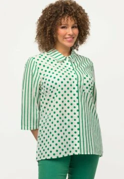 Ulla Popken Koszula - Emerald Green -Ulla Popken 3f227ca997be4db2839b993bace0d6f3
