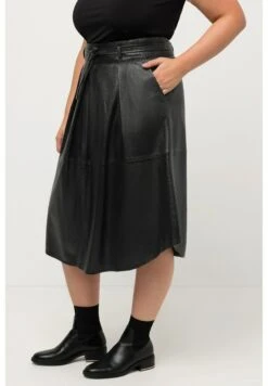 Ulla Popken Spódnica Trapezowa - Noir -Ulla Popken 3f329f02cf89494687735697213fb9d7