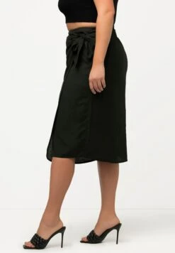 Ulla Popken Spódnica Z Zakładką - Noir -Ulla Popken 401b12bb0e9a4cbc9bd30781f8ff72fc