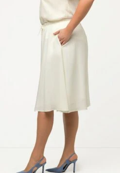 Ulla Popken Spódnica Trapezowa - Blanc Neige -Ulla Popken 40d013351102426ca388025856142dbe