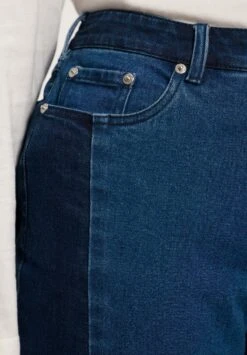 Ulla Popken INSET STRETCH MOM - Jeansy Straight Leg - Blue Denim -Ulla Popken 40f39eb1a4184ca39f7e43a39e17ad8b