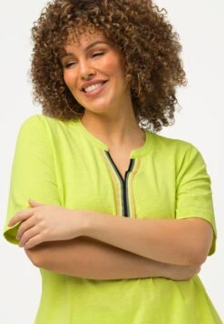 Ulla Popken À MANCHES COURTES ET COL RUBAN À RAYURES - T-shirt Z Nadrukiem - Vert Citron 9 Ulla Popken À MANCHES COURTES ET COL RUBAN À RAYURES - T-shirt Z Nadrukiem - Vert Citron -Ulla Popken 4141b0bbec1848a8a0522ae2454fe0af