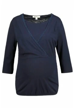 Ulla Popken BELLIEVA - Bluzka Z Długim Rękawem - Marine -Ulla Popken 41c04b1a18d640e39d3aebaabb60ffce