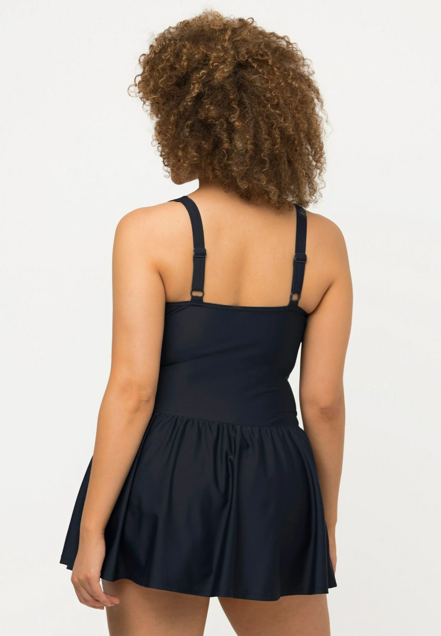 Ulla Popken À BONNETS SOUPLES ET ARMATURES FRONCES MATIÈRE RE - Kostium Kąpielowy - Marine 5 Ulla Popken À BONNETS SOUPLES ET ARMATURES FRONCES MATIÈRE RE - Kostium Kąpielowy - Marine - obrazek 3