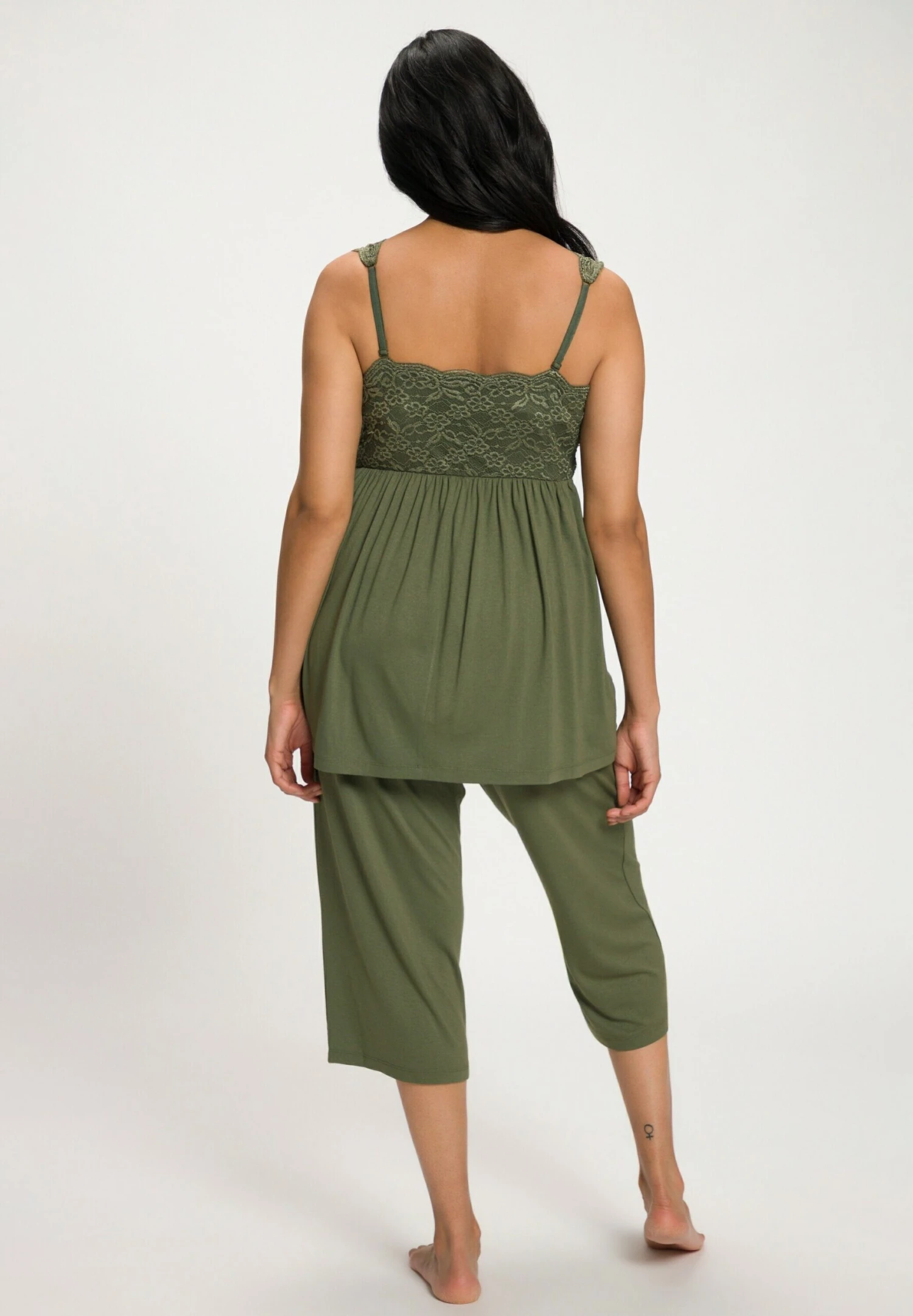 Ulla Popken Piżama - Lodengrün 5 Ulla Popken Piżama - Lodengrün - obrazek 3