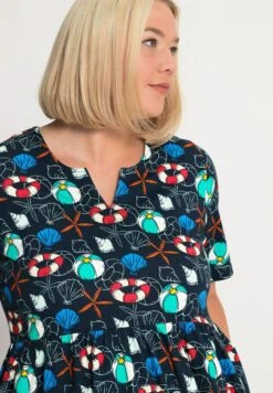 Ulla Popken Sukienka Z Dżerseju - Navy Multi 10 Ulla Popken Sukienka Z Dżerseju - Navy Multi -Ulla Popken 43d94efaeae64047bda54d45663f84bd