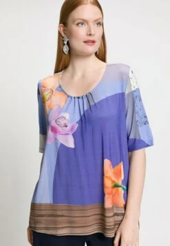 Ulla Popken Bluzka - Bleu Violet -Ulla Popken 4579d35e82ee4b80ab11c8fb677afe5b