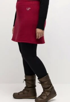 Ulla Popken Spódnica Trapezowa - Rouge Bordeaux -Ulla Popken 45ef1208a49042f199ec1f1b4237577d