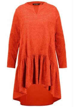 Ulla Popken A-LINIE, TUNIKA-AUSSCHNITT, LANGARM - Sukienka Letnia - Safran -Ulla Popken 46ac9d7b8f5348099b0e52b2525b75a1