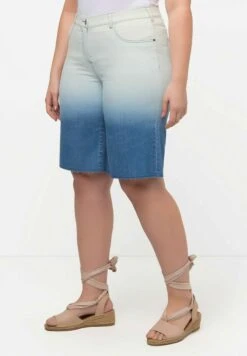 Ulla Popken Szorty Jeansowe - Light Blue -Ulla Popken 4838a7aa54604340bfc4beefb8b4d1e5